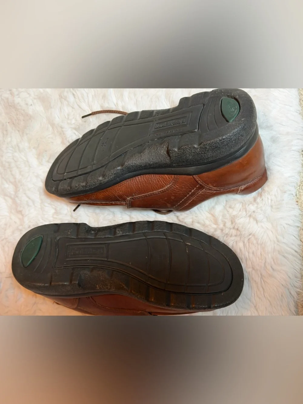 Men's Brown Vintage Brown Leather Work Shoes